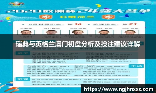 瑞典与英格兰澳门初盘分析及投注建议详解