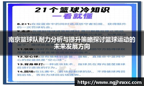 南京篮球队耐力分析与提升策略探讨篮球运动的未来发展方向